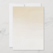 Pampas Grass Bohemische Taufe Boho Christening Einladung (Rückseite)