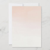 Pampas Grass Bohemische Taufe Boho Christening in Einladung (Rückseite)