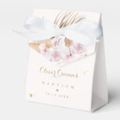 Pampas Grass Bohemische Taufe Personalisiert Geschenkschachtel (Vorderseite)