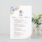 Pampas Grass Boho Bär Was ist in deinem Handyspiel (Stehend Vorderseite)