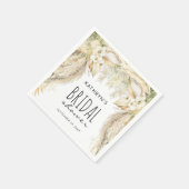 Pampas Grass Boho Brautparty Arch Napkins Serviette (Ecke)