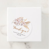 Pampas Grass Boho Brautparty Gefälligkeitstags Geschenkanhänger (Beispiel)