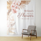 Pampas Grass Boho Brautparty Wandteppich (Beispiel)