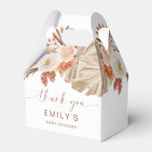 Pampas Grass Boho Danke für die Wüste Baby Dusche Geschenkschachtel (Vorderseite)