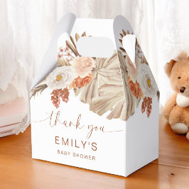 Pampas Grass Boho Danke für die Wüste Baby Dusche Geschenkschachtel