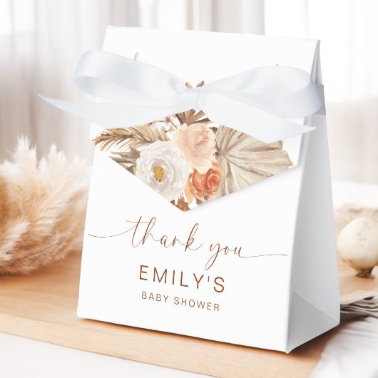 Pampas Grass Boho Danke für die Wüste Baby Dusche Geschenkschachtel