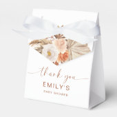 Pampas Grass Boho Danke für die Wüste Baby Dusche Geschenkschachtel (Vorderseite)