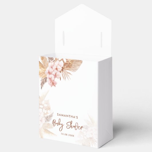 Pampas Grass Boho Danke, Wüste Geschenkschachtel (Geöffnet)