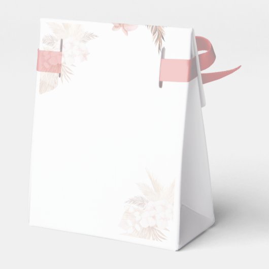 Pampas Grass Boho Danke, Wüste Geschenkschachtel (Rückseite)