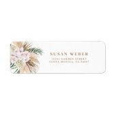 Pampas Grass boho Einladung (Vorne)