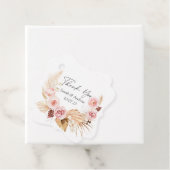 Pampas grass boho florale Aquarell Gastgeschenk Ho Geschenkanhänger (Beispiel)