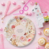 Pampas Grass Boho Gemustertes Brautparty Pappteller (Party)