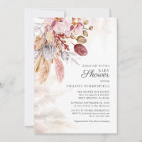 Pampas Grass Boho Getrocknete Blume Kinderdusche
