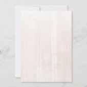 Pampas Grass Boho Girl Babydusche Einladung (Rückseite)