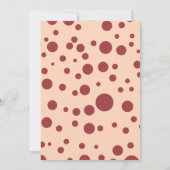 Pampas Grass Boho Königin des Herzens Geburtstag Einladung (Rückseite)