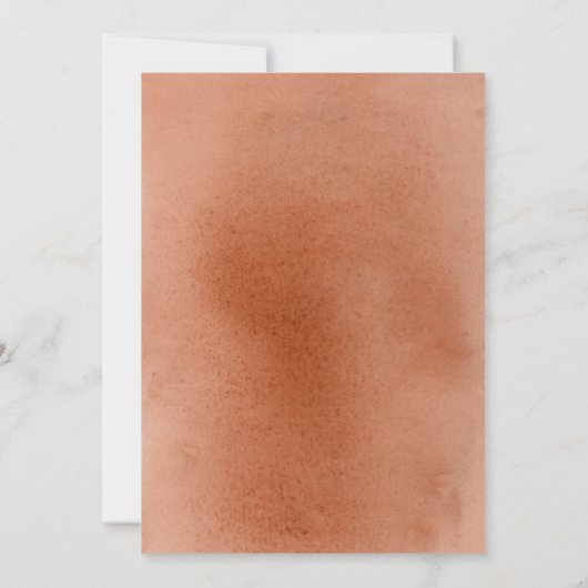 Pampas Grass Boho, Partei für Weißes Blume Einladung (Rückseite)