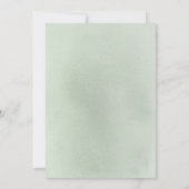 Pampas Grass Boho, Partei für Weißes Blume Einladung (Rückseite)