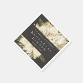 Pampas Grass Boho Probe Serviette (Ecke)