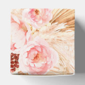 Pampas Grass boho rosa Blütendusche Geschenkschachtel (Oben)