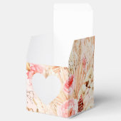 Pampas Grass boho rosa Blütendusche Geschenkschachtel (Geöffnet)