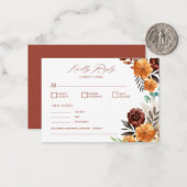 Pampas Grass Boho Terracotta Fall Rustikale UAWG Mitteilungskarte (Vorderseite/Rückseite Beispiel)