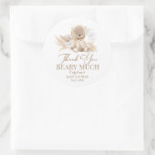 Pampas Grass Boho Vielen Dank Beary Much Aufkleber (Tasche)