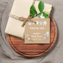 Pampas Grass Boho wir können frühzeitig abwarten B Geschenkanhänger