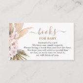 Pampas Grass Books for Baby Card Begleitkarte (Vorderseite)