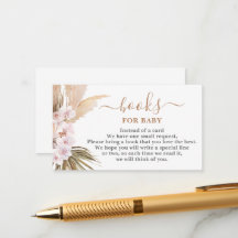Pampas Grass Books for Baby Card