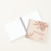 Pampas Grass Botanical Brautparty Guest Notizblock (Innenseite)