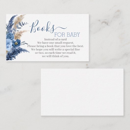 Pampas Grass Boy bringen eine Buchumschließkarte m Begleitkarte (Vorne/Hinten)