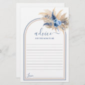 Pampas Grass Boy Ratschläge für die Mama als Karte (Vorne/Hinten)