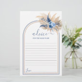 Pampas Grass Boy Ratschläge für die Mama als Karte (Stehend Vorderseite)