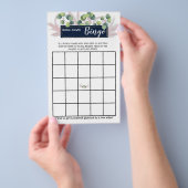 Pampas Grass Brautparty Bingo Game Card Flyer (Handgriff)