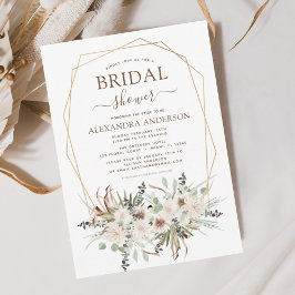Pampas Grass Brautparty Boho Eucalyptus Einladung