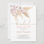 Pampas Grass Brautparty - Einladung (Vorderseite)