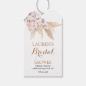 Pampas Grass-Brautparty Geschenkanhänger (Vorderseite)