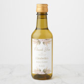 Pampas Grass Brautparty Mini Weinflasche Etikett (Vorderseite)