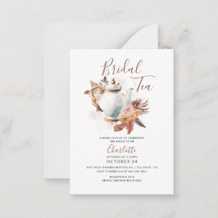 Pampas Grass Brautparty Tee Party Einladung