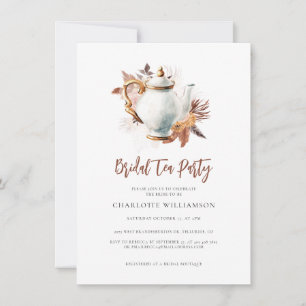 Pampas Grass Brautparty Tee Party Einladung