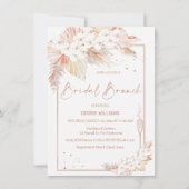 Pampas Grass Bridal Brunch Einladung (Vorderseite)