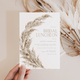 Pampas Grass Bridal Luncheon Einladung