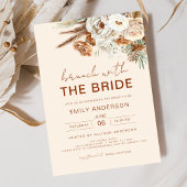 Pampas Grass Brunch mit Bride Brautparty Einladung