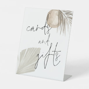 Pampas Grass Cards gibt SkriptWedding Sockelschild