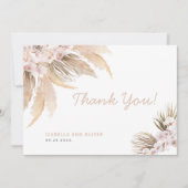 Pampas Grass Danke, dass du beige Karten hast (Vorderseite)