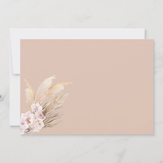 Pampas Grass Danke, dass du beige Karten hast (Rückseite)
