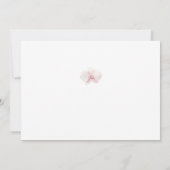 Pampas Grass Dankeskarte (Rückseite)