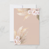 Pampas Grass Details Karte (Rückseite)