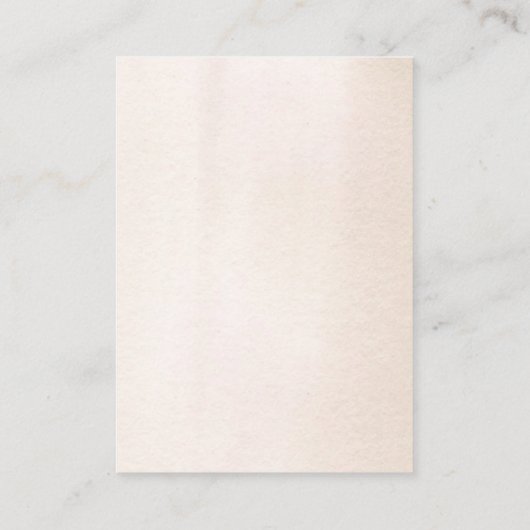 Pampas Grass Diaper Raffel Ticket Begleitkarte (Rückseite)