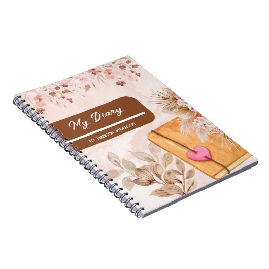 Pampas Grass Diary Notizblock (Rechte Seite)